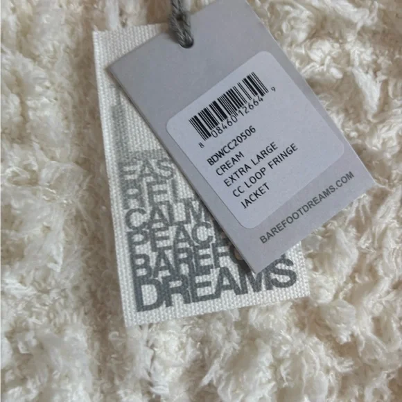 NWT Baredoot Dreams CC Loop Fringe Jacket xl - Picture 5 of 6